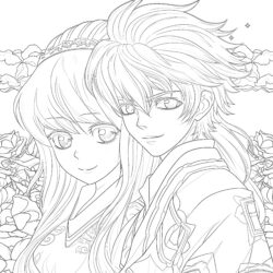 Anime Color Paper Coloring Page - Printable Coloring page