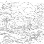 Livre de coloriage d’anime Images Coloriage Page