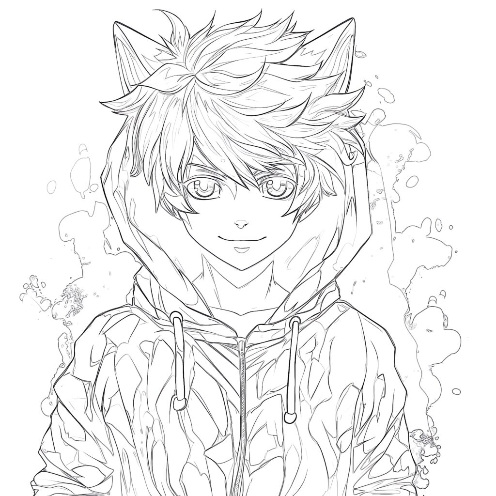 Princess Anime Coloring Pages | Coloring Pages Mimi Panda