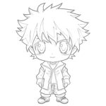 Anime Coloring Pages Chibi