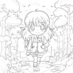 Anime Coloring Pictures Printable