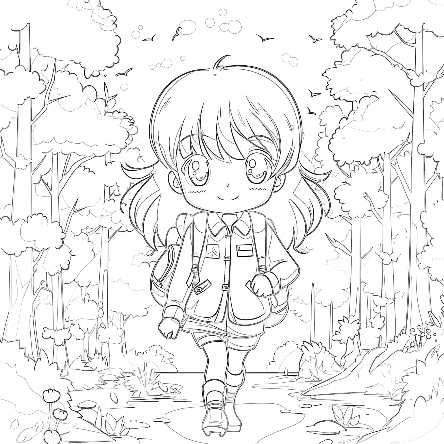 Anime coloring pages online coloring pages mimi panda
