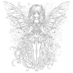 Anime Fairy Coloring Pages