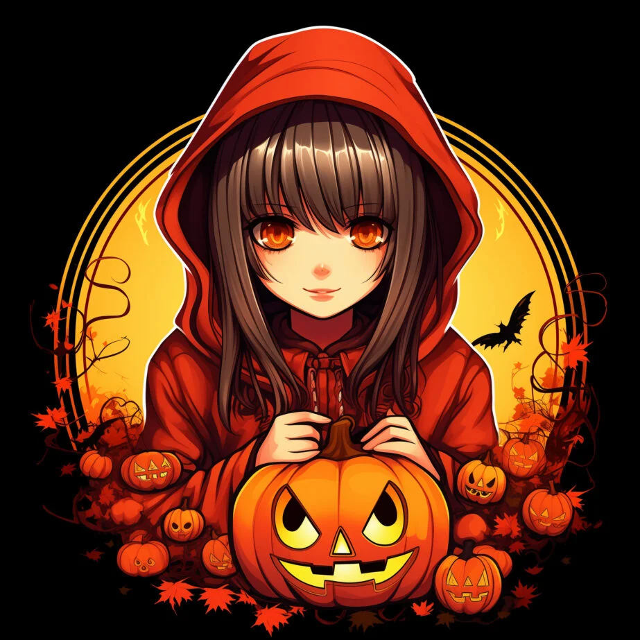 アニメ ハロウィン 塗り絵ページ 2