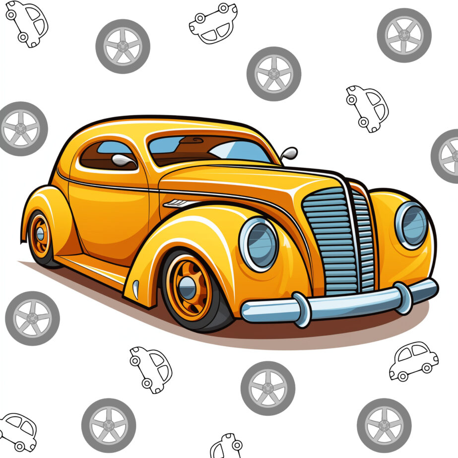 Best Car Coloring Page 2