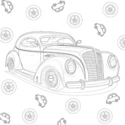 Best Car Coloring Page - Printable Coloring page