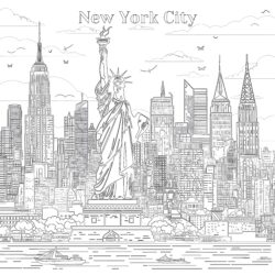 Best New York Coloring Page - Printable Coloring page