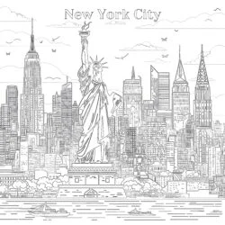 Best New York Coloring Page - Printable Coloring page