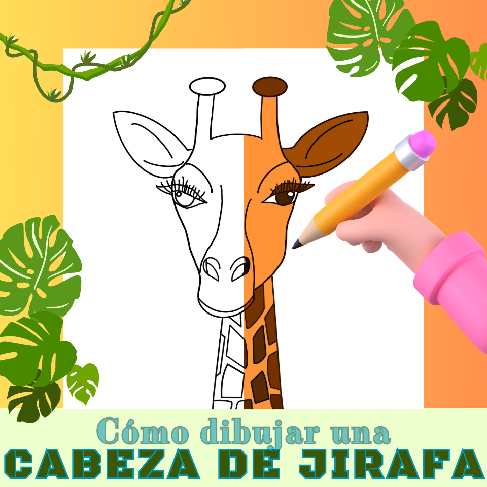 Cómo Dibujar Una Cabeza De Jirafa