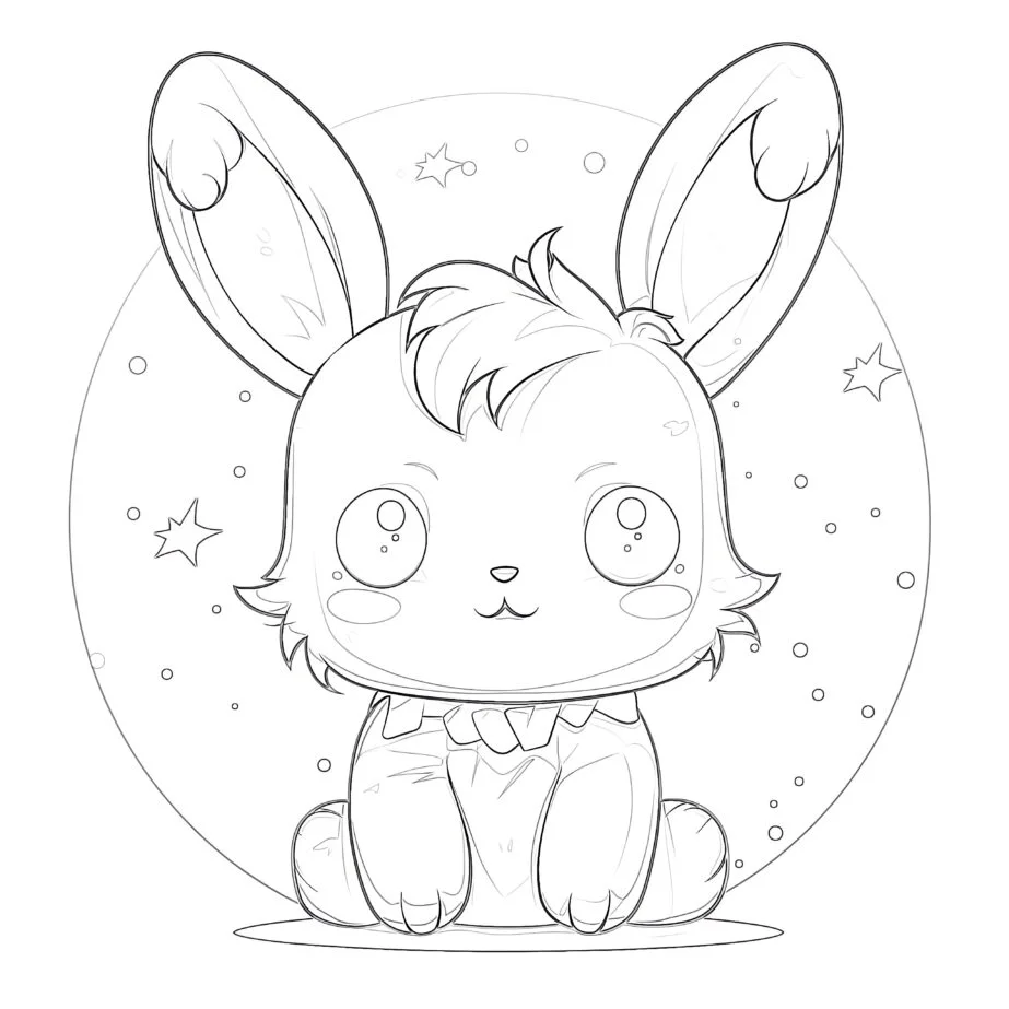 Cute Coloring Pages Anime