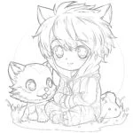 Free Anime Colouring Pages