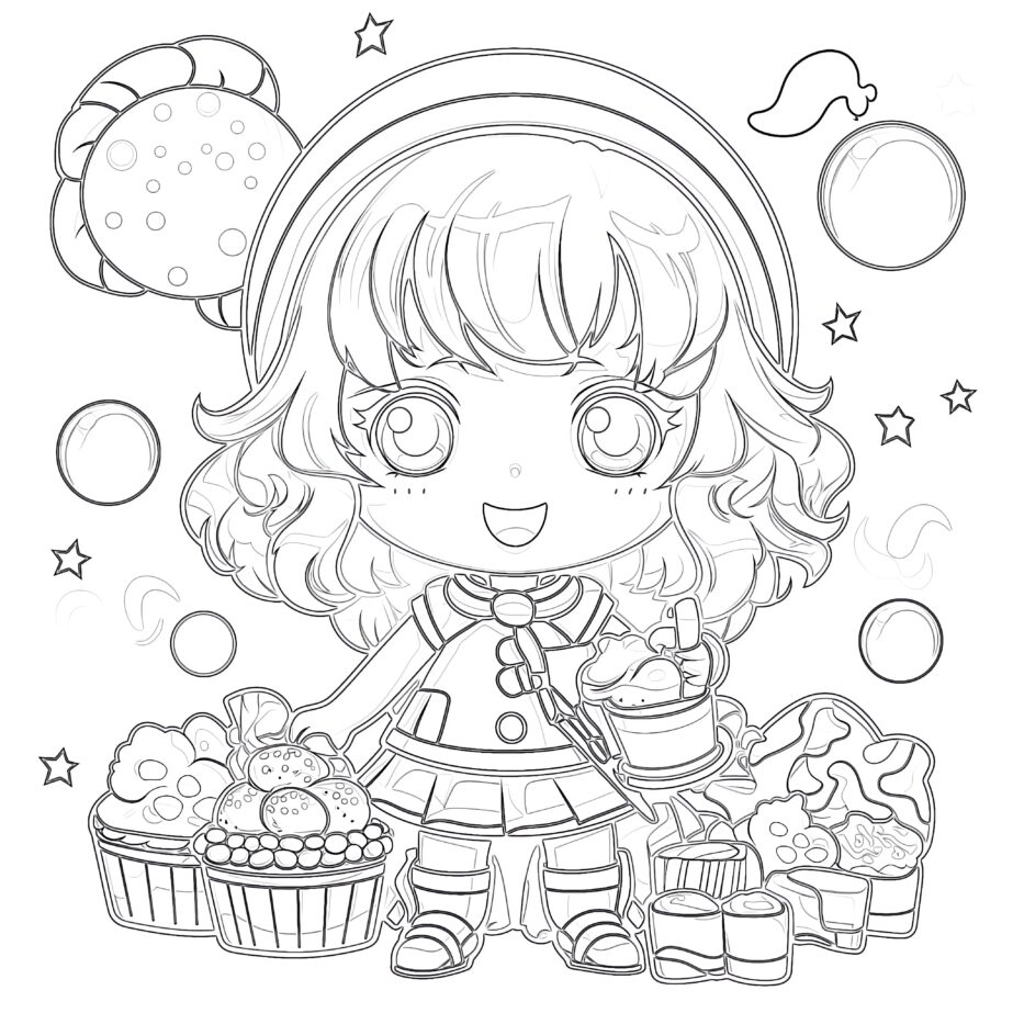 Free Anime Printable Coloring Pages