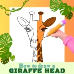 How to Draw a Giraffe Head
