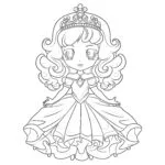 Princess Anime Coloring Pages