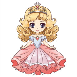 Princess Anime Coloring Pages - Origin image