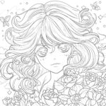 Printable Cute Anime Coloring Pages