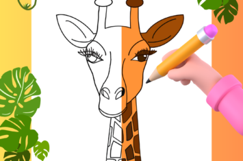 Wie Man Einen Giraffenkopf Malt: Eine Schritt-für-schritt-anleitung Für Kreativen Spaß