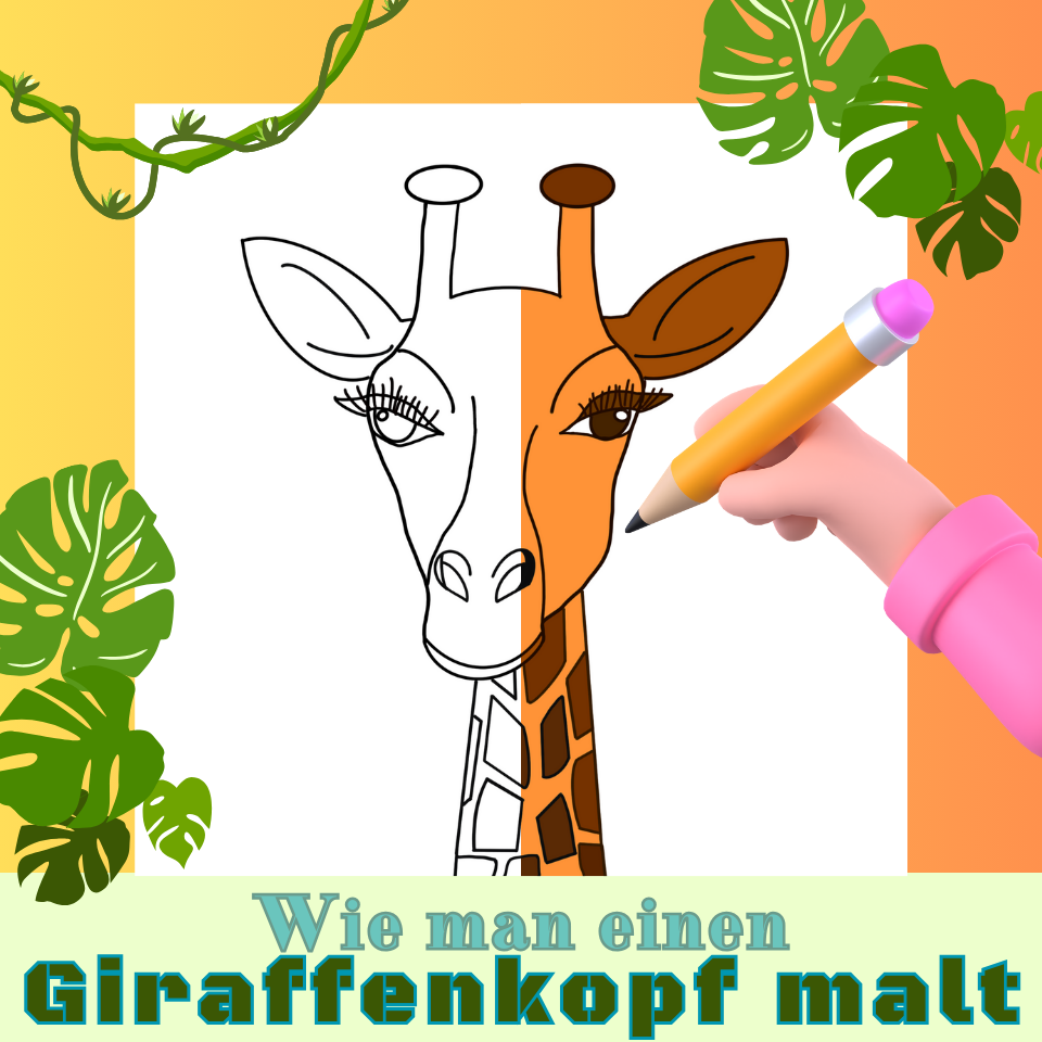 Wie Man Einen Giraffenkopf Malt