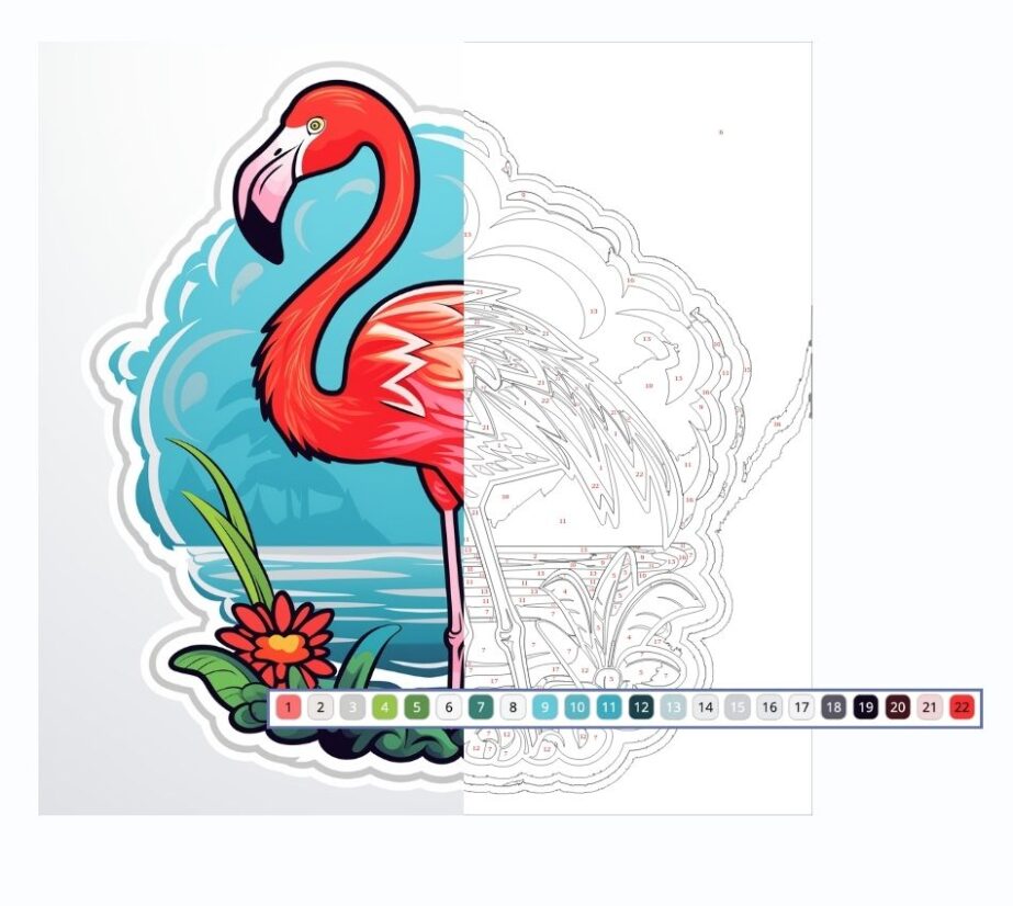 Turn A Photo Into Paint By Numbers | Mimi Panda