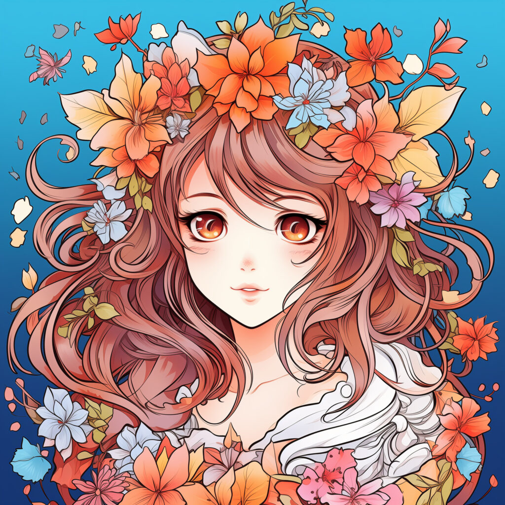 Anime Coloring Sheets To Print | Coloring Pages Mimi Panda