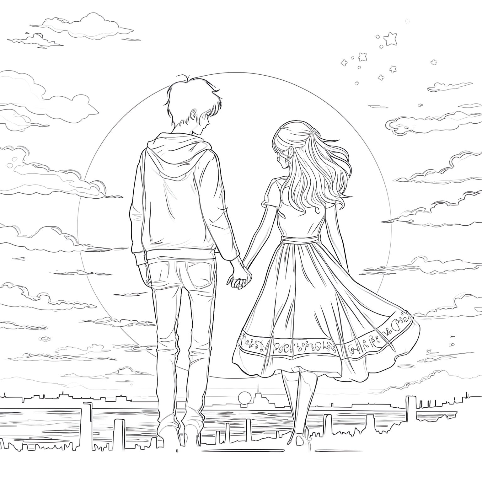 Anime Coloring Pages Online | Coloring Pages Mimi Panda