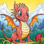 Páginas Para Colorear De Anime De Dragones 2 2