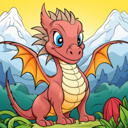 Páginas Para Colorear De Anime De Dragones - Imagen de origen