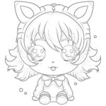 Anime Kawaii Coloring Pages