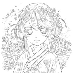 Images D'anime à Imprimer Page De Coloriage - Page de coloriage imprimable