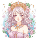 Anime Princess Coloring 2