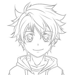 Page De Coloriage Anime - Page de coloriage imprimable