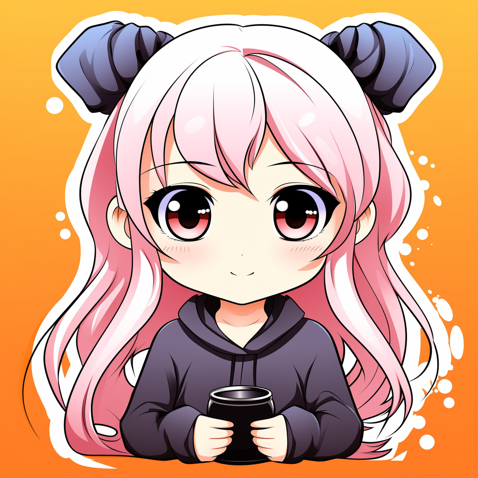Coloring Cute Anime | Coloring Pages Mimi Panda