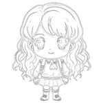 Śliczne Kolorowanki Anime Chibi