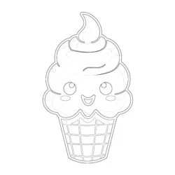 Cute Kawaii Anime Coloring Pages - Printable Coloring page