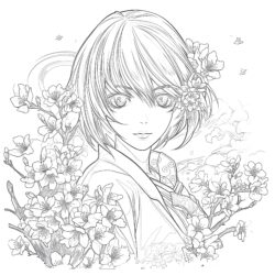 Images D'anime Imprimables Gratuites - Page de coloriage imprimable