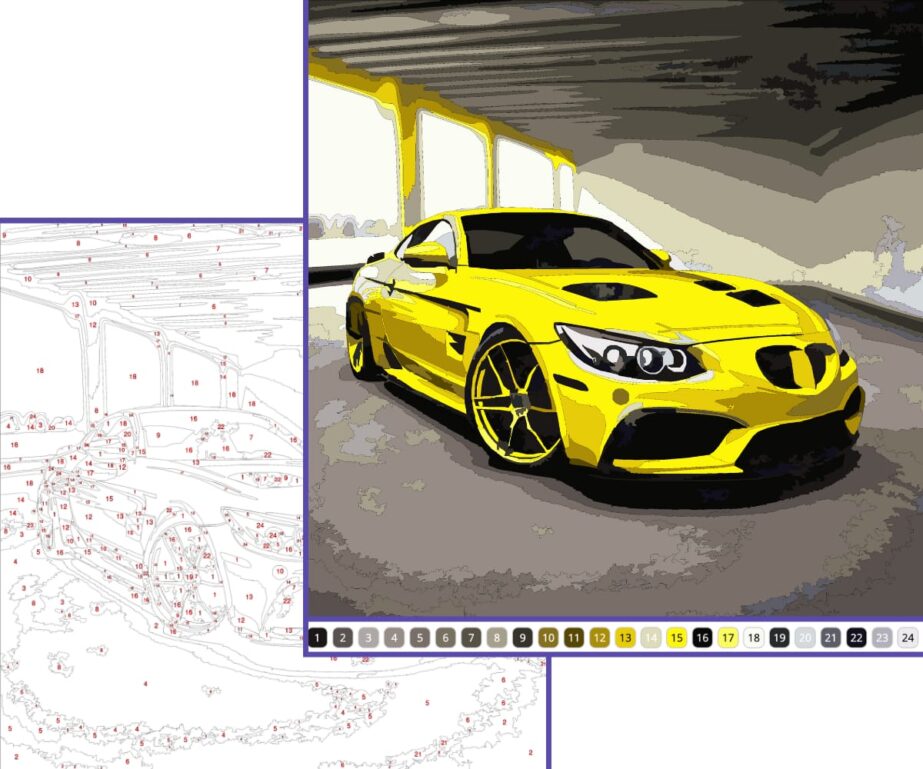 Paint By Numbers Generator Mimi Panda