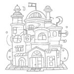 Architecture Coloring Book