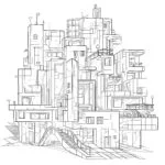 Architecture Coloring Pages