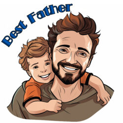 Best Father Coloring Page - Origin image