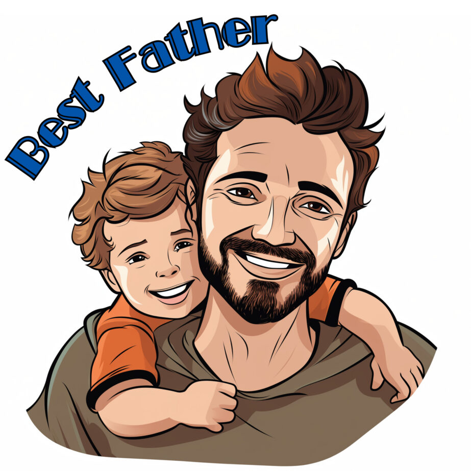 Best Father Coloring Page 2