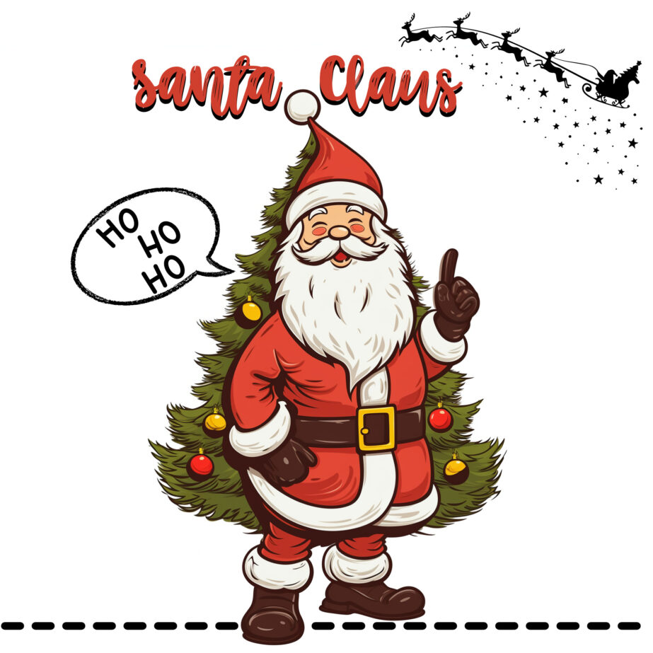 Best Santa Coloring Page 2