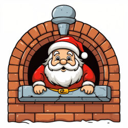 Color By Number Santa Claus Coloring Page - Origin image