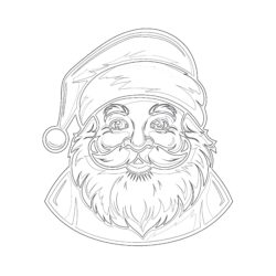 Color Santa Claus Coloring Page - Printable Coloring page