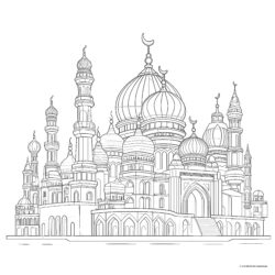 Coloring Pages Architecture - Printable Coloring page