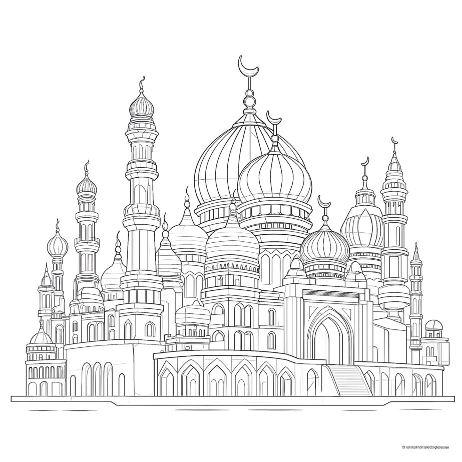 Coloring Pages Architecture