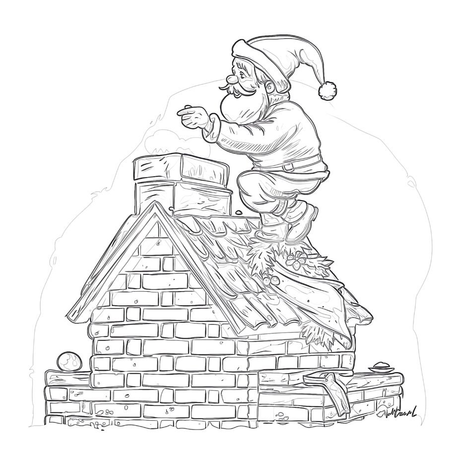 Coloring Santa Pages