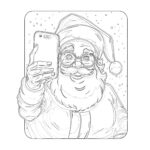 Colouring Pages Santa Claus