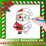 Comment dessiner un Père Noël Caricatural