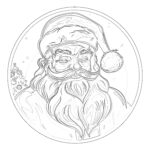 Father Christmas Pictures To Colour