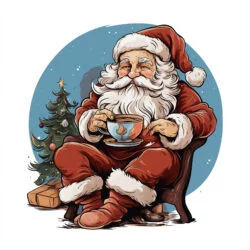 Free Coloring Pages Of Santa Claus - Origin image